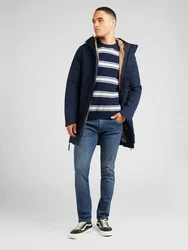 SELECTED HOMME Strickpullover RAI Dunkelblau/Blau/Hellblau