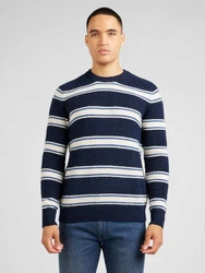 SELECTED HOMME Strickpullover RAI Dunkelblau/Blau/Hellblau