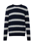 SELECTED HOMME Strickpullover RAI Dunkelblau/Blau/Hellblau