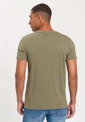 Bruno Banani T-Shirt kurzarm schmal geschnitten Dunkelgrün