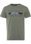 Bruno Banani T-Shirt kurzarm schmal geschnitten Dunkelgrün