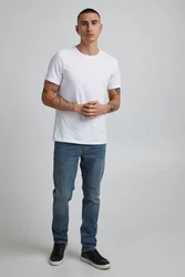 Blend 5-Pocket-Jeans TWISTER Regular Fit Creme/Weiß/Hellblau