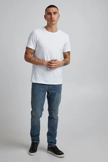 Blend 5-Pocket-Jeans TWISTER Regular Fit Creme/Weiß/Hellblau
