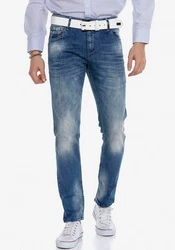 Cipo & Baxx Slim-fit Jeans Blau/Hellblau