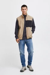 Blend Kurzweste BHWaistcoat Khaki/Beige/Braun