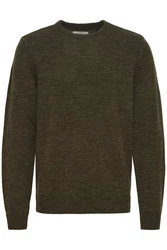 Blend Strickpullover BHPullover Dunkelgrün/Grün/Khaki