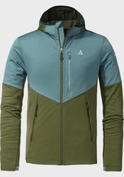 Schöffel Fleecejacke Fleece Hoody Hydalen Grün/Dunkelgrün/Blau/Türkis