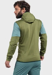 Schöffel Fleecejacke Fleece Hoody Hydalen Grün/Dunkelgrün/Blau/Türkis