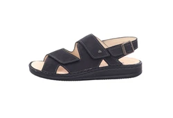 Finn Comfort Sandale Toro Schwarz/Beige/Creme/Braun