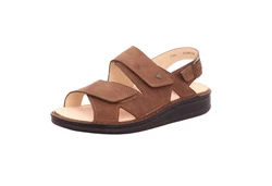 Finn Comfort Sandale Toro Braun/Beige/Dunkelbraun