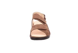 Finn Comfort Sandale Toro Braun/Beige/Dunkelbraun