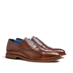 Lloyd Schnürschuh ROB Hellblau/Braun/Beige