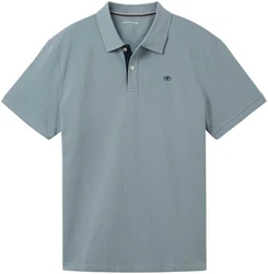 TOM TAILOR Poloshirt Hellblau/Blau/Grau