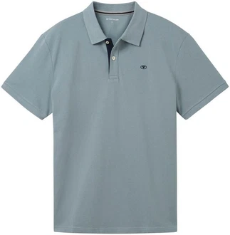 TOM TAILOR Poloshirt Hellblau/Blau/Grau TOM TAILOR Poloshirt Hellblau/Blau/Grau