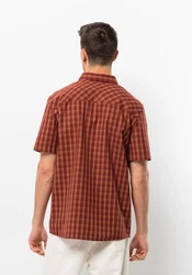 Jack Wolfskin HOT SPRINGS SHIRT Braun/Rot/Orange