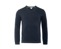 LIVING CRAFTS Strickpullover RENZO Dunkelblau/Blau