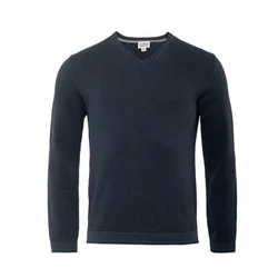 LIVING CRAFTS Strickpullover RENZO Dunkelblau/Blau