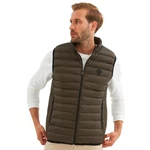 Danger Jackett Weste Dunkelgrün/Braun/Khaki