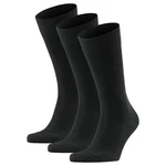 FALKE Kurzsocken Herren Family SO (3er Pack) Schwarz