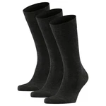 FALKE Kurzsocken Herren Family SO (3er Pack) Schwarz/Dunkelgrau/Grau FALKE Kurzsocken Herren Family SO (3er Pack) Schwarz/Dunkelgrau/Grau