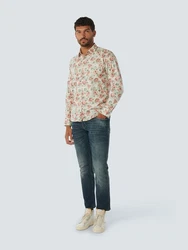 NO EXCESS Langarmhemd Shirt Lila/Rosa/Grün/Rot/Dunkelrot