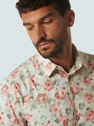NO EXCESS Langarmhemd Shirt Lila/Rosa/Grün/Rot/Dunkelrot