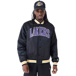 Bomberjacke Jacke NBA Applique Satin LA Lakers