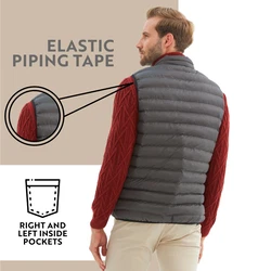 Danger Jackett Weste Grau/Rot/Bordeaux