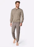 Witt Schlafanzug Khaki/Beige/Grau/Braun