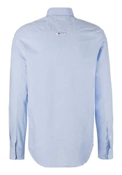 Tommy Jeans Langarmhemd TJM REG LINEN BLEND SHIRT Hellblau/Blau