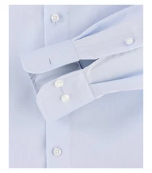 CASAMODA Langarmhemd uni regular fit Hellblau/Blau