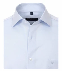 CASAMODA Langarmhemd uni regular fit Hellblau/Blau