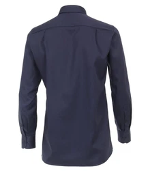 CASAMODA Langarmhemd uni regular fit Dunkelblau