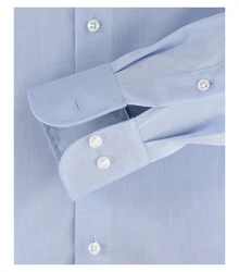 CASAMODA Langarmhemd Kent Comfort Fit NOS Hellblau/Blau/Dunkelblau