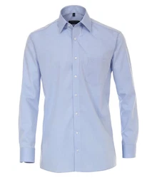 CASAMODA Langarmhemd Kent Comfort Fit NOS Hellblau/Blau/Dunkelblau