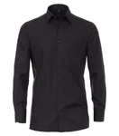 CASAMODA Langarmhemd Kent Comfort Fit NOS Schwarz/Grau