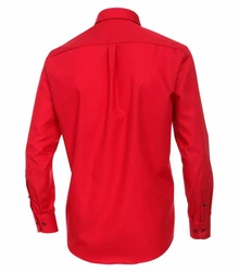 CASAMODA Langarmhemd Kent Comfort Fit NOS Rot/Dunkelrot