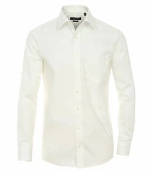 CASAMODA Langarmhemd Kent Comfort Fit NOS Weiß/Creme/Khaki/Beige