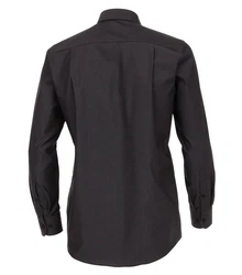 CASAMODA Langarmhemd Kent Comfort Fit NOS Grau/Dunkelgrau/Schwarz