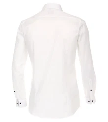 VENTI Businesshemd uni Weiß/Creme