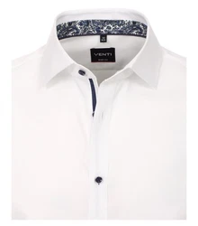 VENTI Businesshemd uni Weiß/Creme