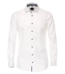 VENTI Businesshemd uni Weiß/Creme