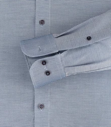 CASAMODA Businesshemd uni Dunkelblau/Grau/Blau/Hellblau