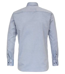 CASAMODA Businesshemd uni Dunkelblau/Grau/Blau/Hellblau