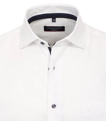 CASAMODA Businesshemd uni Weiß/Creme