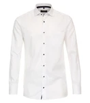 CASAMODA Businesshemd uni Weiß/Creme