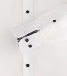 CASAMODA Businesshemd uni Weiß/Creme