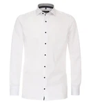 CASAMODA Businesshemd uni Weiß/Creme