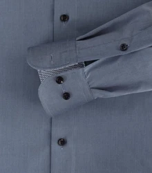 CASAMODA Businesshemd uni Dunkelblau/Blau/Grau/Hellblau