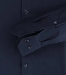 VENTI Blusenshirt Kent Modern Fit Dunkelblau/Hellblau